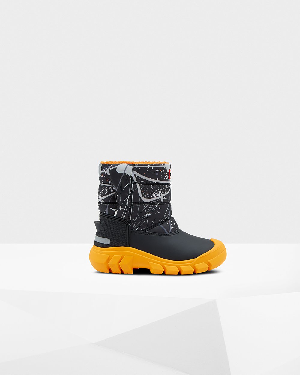 Snow Boots Barn - Hunter Original Små Insulated - Grå Svarta - 672135-WNF